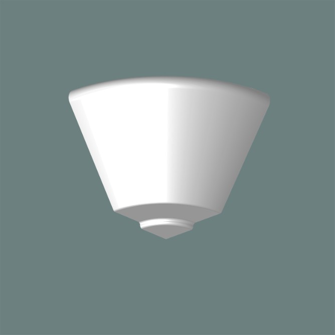 Accessories_5G Vinyl_Tangent Cornice Quadrant_120x120x44mm_CMYK Tangent Cornice Quadrant - Image 1