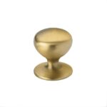 Oxford Knob Satin Brass