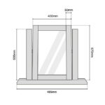 Single Square Mirror - Image 2